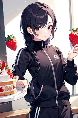 ケーキと少女