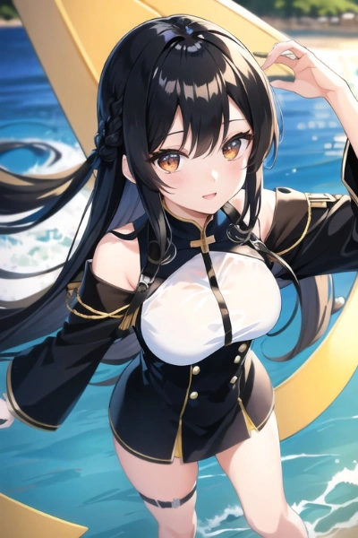 艦これ🙇‍♂時雨をＡIさんに描いてもらいました🙇‍♂