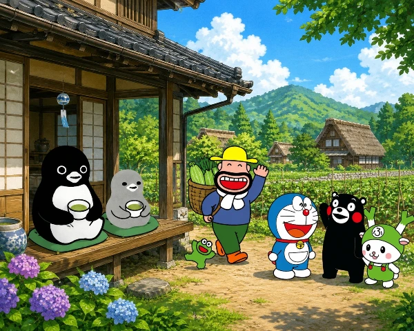 日本の田園風景