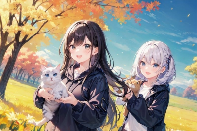 ネコとモフモフ