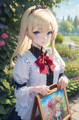 花園にて