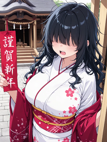 隠キャ彼女と初詣