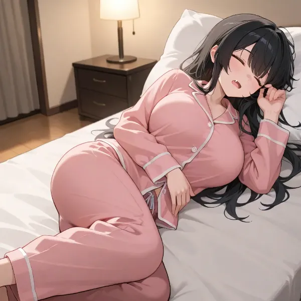 淫夢を見る娘(img)