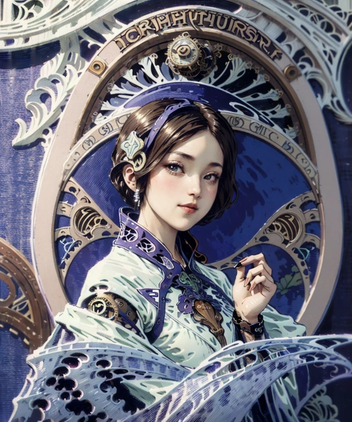 AIart Nouveau+AIsteampunk+iceart_01