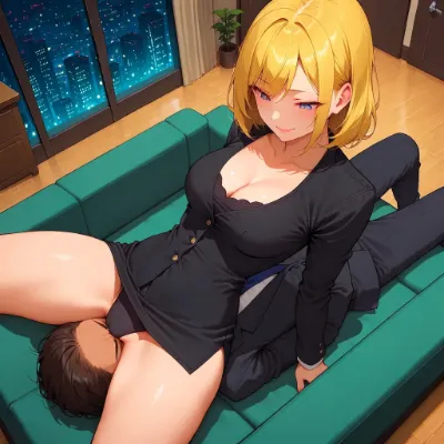 こんな感じであなたの顔を覗いてやるわ