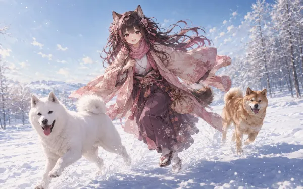 日本の犬　キムンカムイも恐れる白銀の狩人～北海道犬～