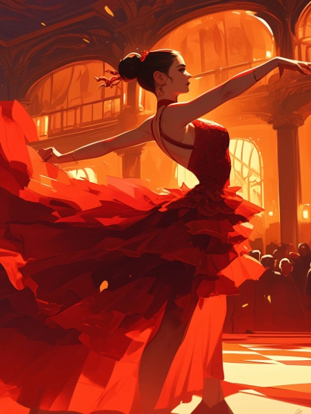 No.1219 情熱のフラメンコガール