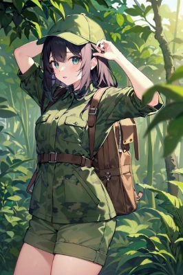 迷彩ガール