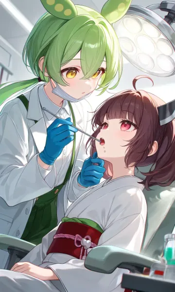 歯を見ますねー