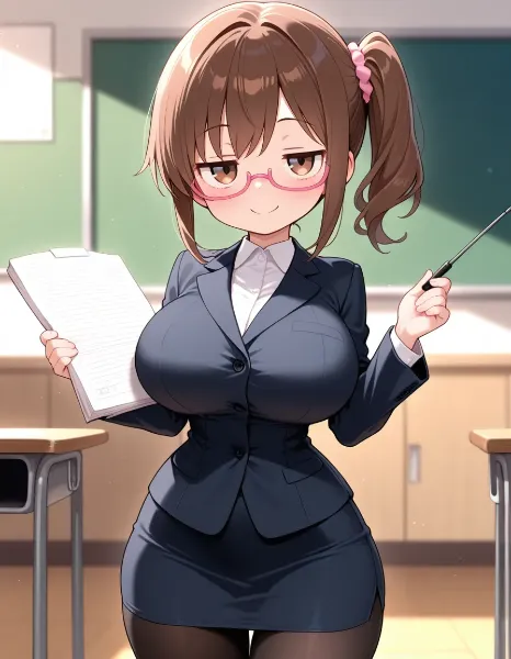 【コラボ？】 がったんさんちの「新米教師」ちゃん（試作）