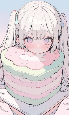 大きい餅ケーキ