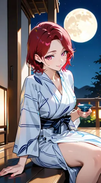 月影に寄り添う夫婦………♡【霧島夫妻】