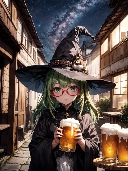 緑髪のお姉さん