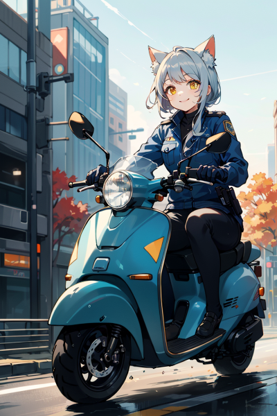 犬のお巡りさん