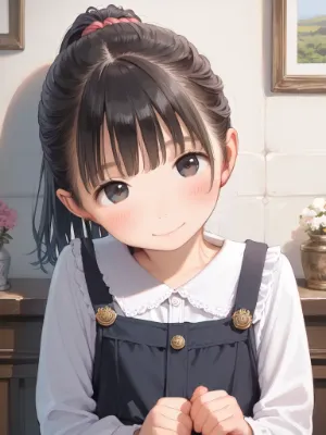 【サンプル】〇リ〇リJ〇ちゃんたちのジャンスカ＆全裸上半身（12枚）