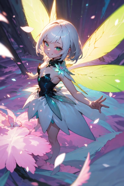 花びらと共に舞う妖精