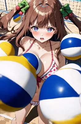 [動画]ビーチバレーちえりちゃん