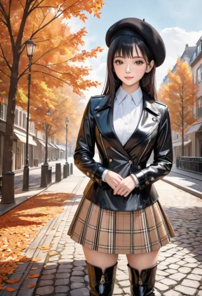 私服姿のアイドル