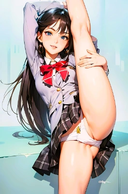 standing split