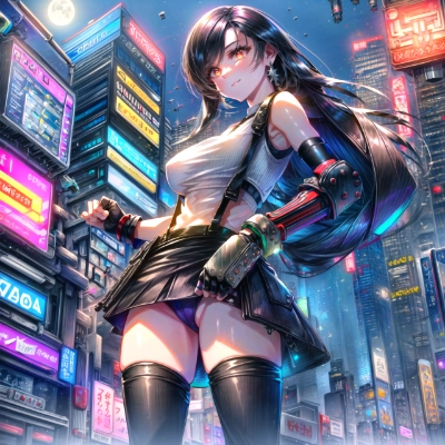 ティファのパンチラ！