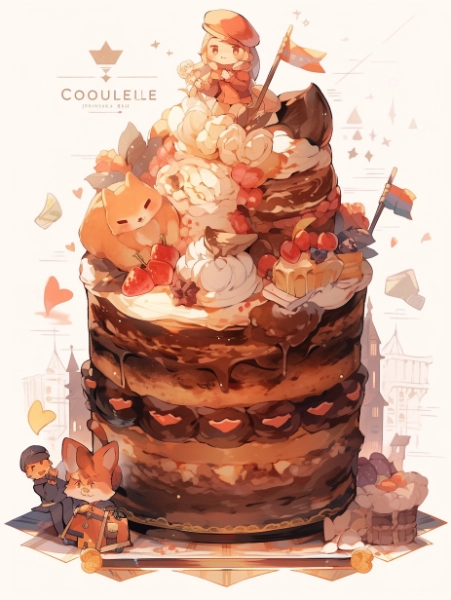 かわいいキャラケーキ