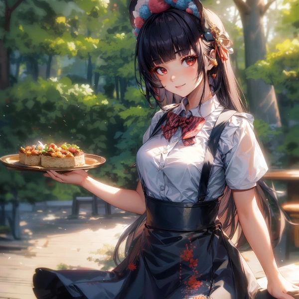 【原神】雲菫 ウェイトレス