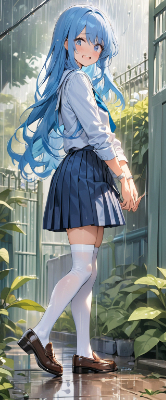今日の朝も雨です