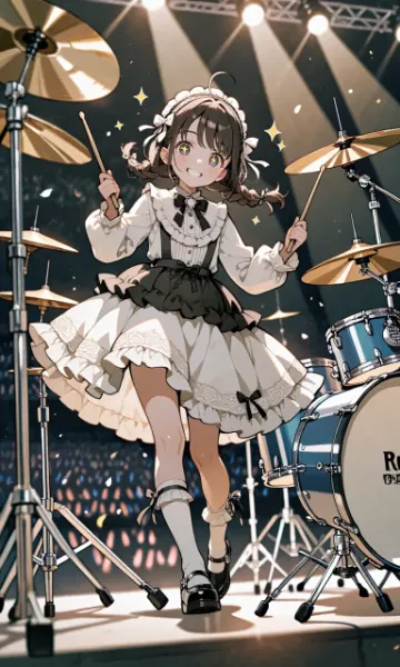 ガールズバンドのドラマー