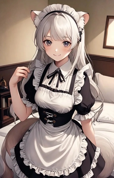 フェレット娘のメイドさん