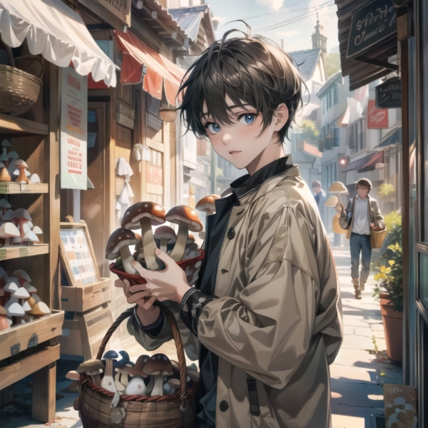 きのこ売りの少年