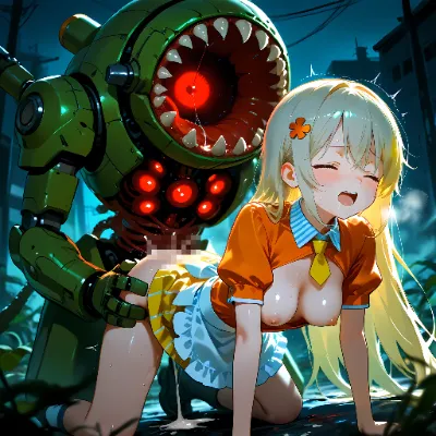 女の子達と徘徊する機械植物-キャベツベースのキメラ-