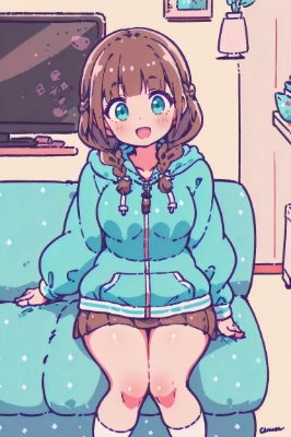ソファでまったり