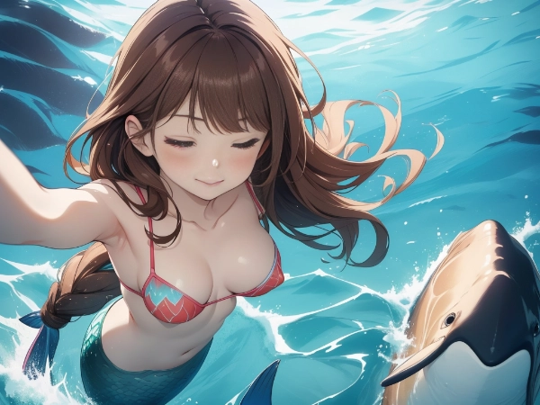 人魚とクジラ？