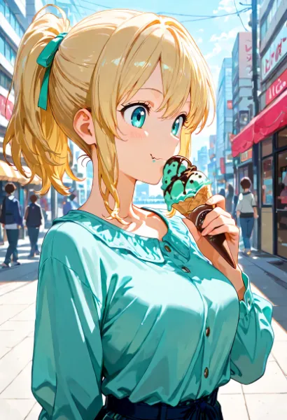 街角で出会った甘い誘惑