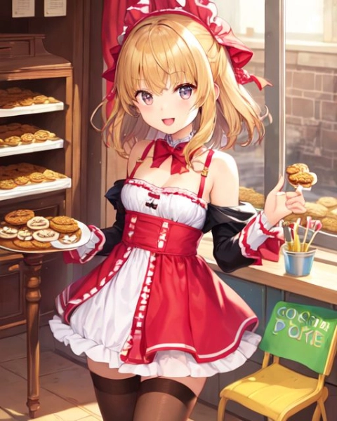 No.629 クッキー屋さんの女の子