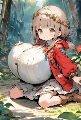 花と遺跡とロリ巨乳