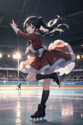 氷上のクリスマス