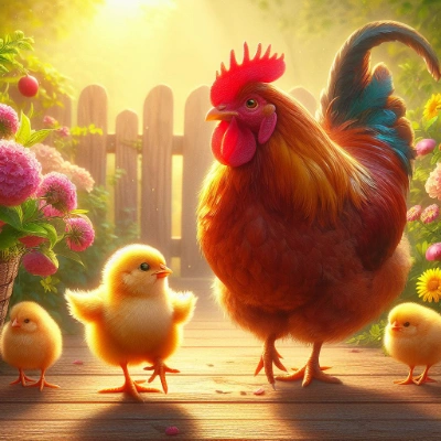 鶏🐔とヒヨコ🐤の散歩道🚶‍♀️