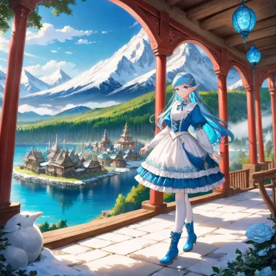 湖畔の村のサムネイル