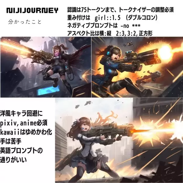 プロンプト研究：モデル比較：Nijijourney：過去絵倉庫シリーズ