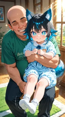 🐺 イクメンの日 〜パパ！お外に連れてって！〜🍼🐺