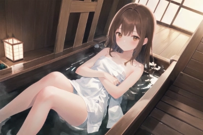 和風浴場