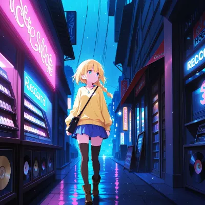 Analog Pulse of the Neon Night