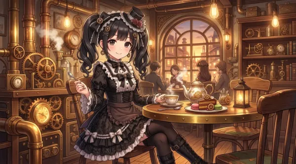 機械仕掛けのティーサロン