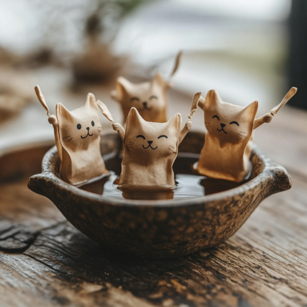 猫のティーバッグ