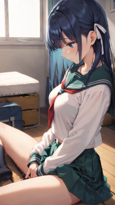 青髪ちゃんの隠れG