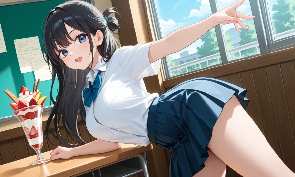 かわいい女の子とサンデー