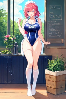 水着メイド