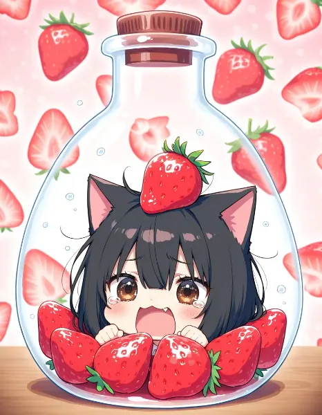 🍓詰めヘタにゃん