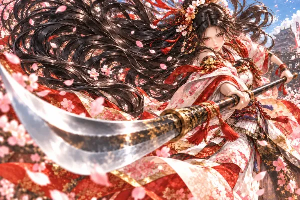 🌸 戦場に舞う漆黒の華 ― 甲斐姫 ―